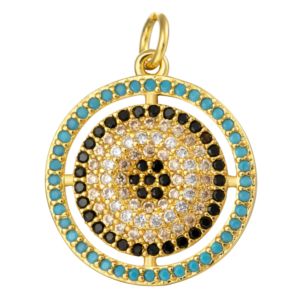 Juya Infinity Greek Eye Jewelry Supplies Gold Platinum Plated Turkish