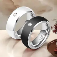 Multifunctional NFC Finger Ring Wearable Connect Smart Intelligent Technology Android Phone Equipment Fashion Jewelry