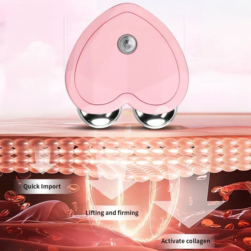 Face Lifting Machine Facial Massager EMSMicrocurrent Roller Skin Tightening Charging Facial Anti Wrinkle Rejuvenation Beauty 3