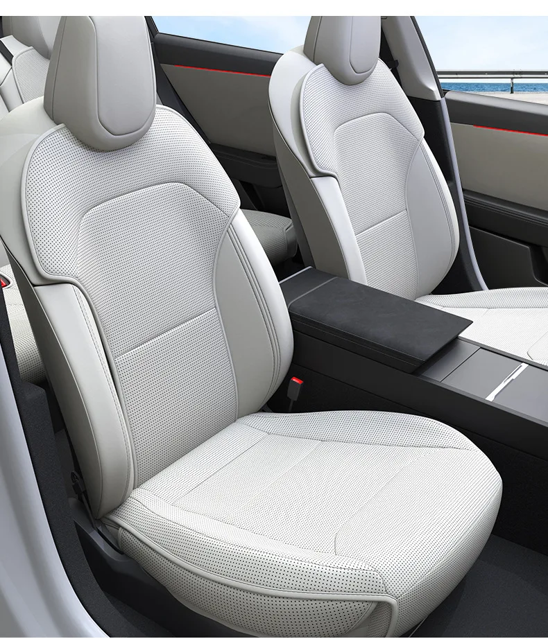 Car Seat Cover Cushion For Tesla Model Y Juniper 2025 Full Car Seat Cushion&Back
