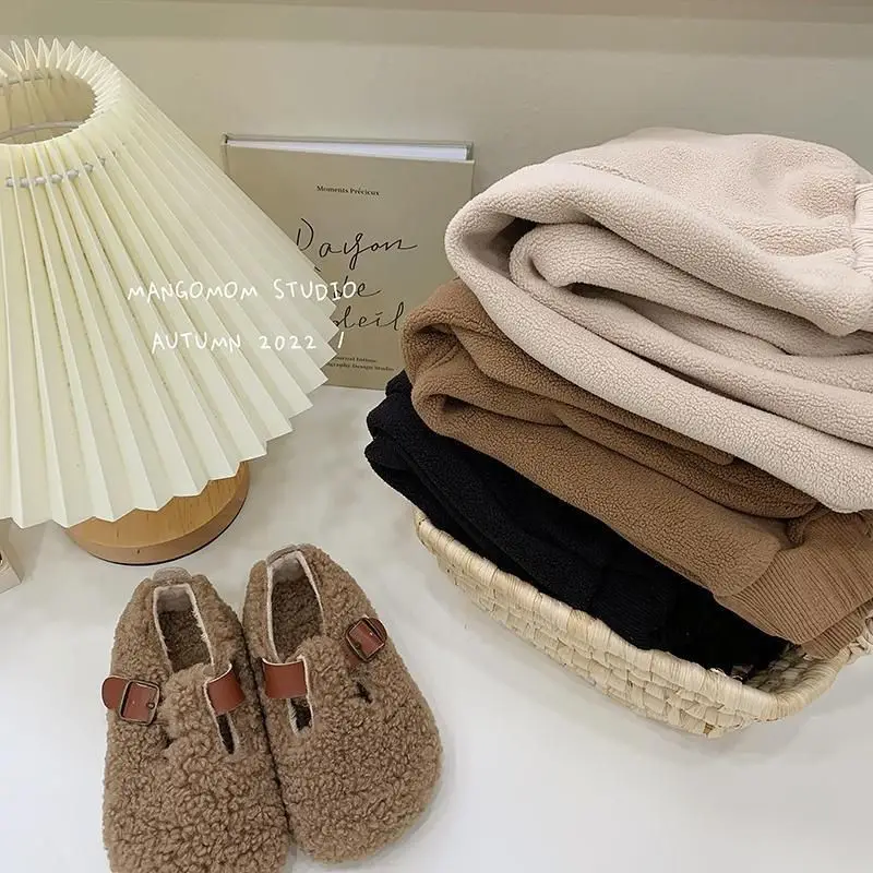 Baby Clothes Velvet Long Trousers Thickened Autumn Winter Children Boys Girls Warm Casual Trousers girls pants boys pants kids pants girls trousers