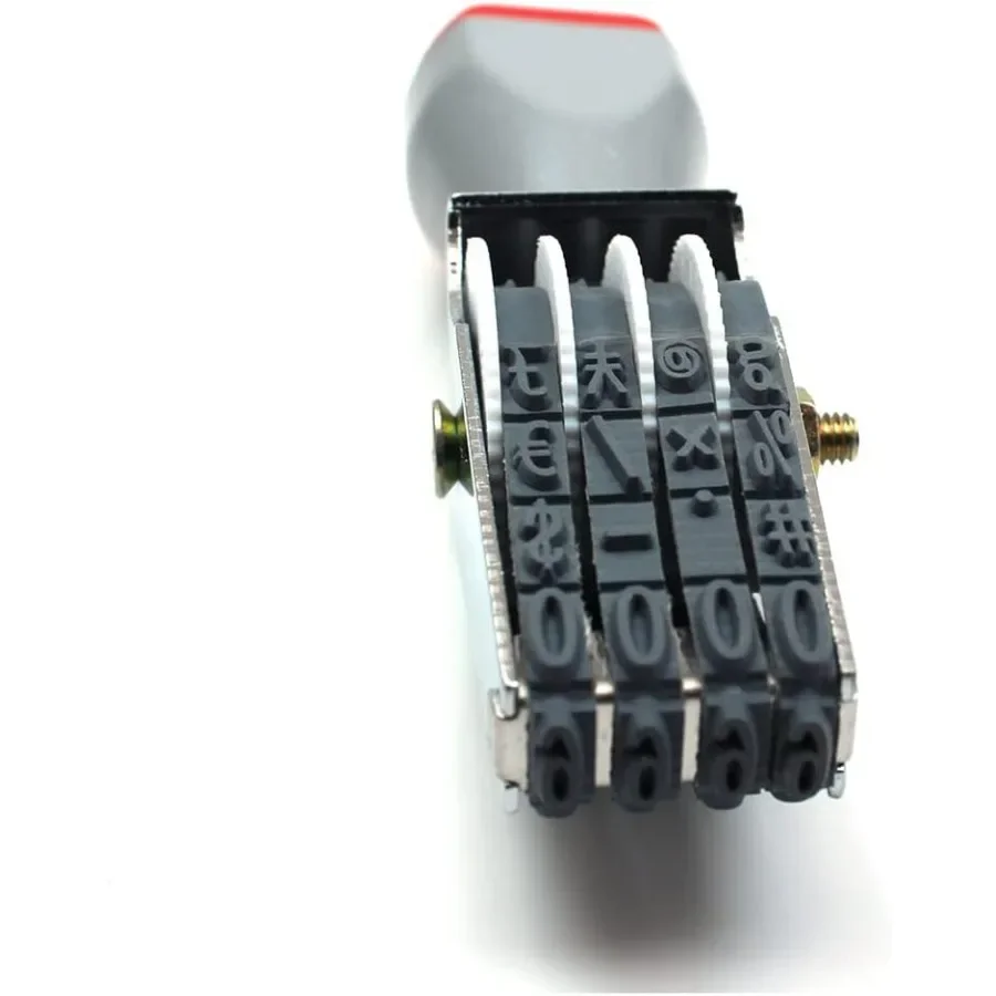 Personalized 4 Digit Business Rubber Number Stamp