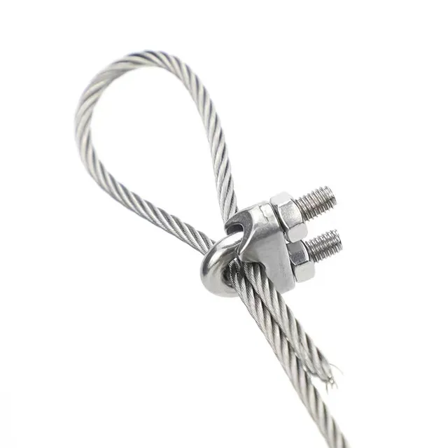 Morsetti Per Cavo In Acciaio Inox 304 - 20 Pezzi Misura M3 Per Funi E Cavi - Foto 11