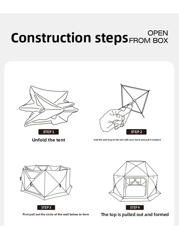 LUING BOX Automatic Folding Camping Tent - image 25