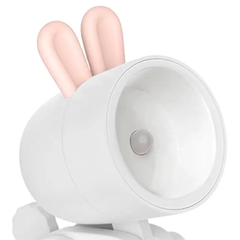 Cute Desk Lamp Rabbit LED Night Light For Kids Adjustable Rabbit Shape Night Lamp Portable Reading Desk Lamp For Children And 2