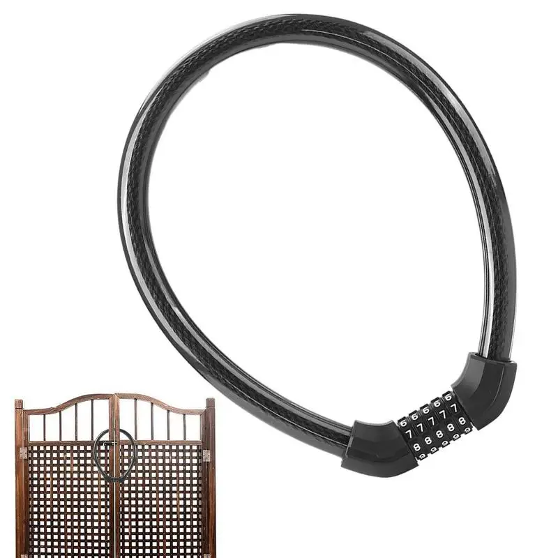 

Замок на кабель для велосипеда, Противоугонный замок для электрического велосипеда, комбинированный замок, велосипедные аксессуары для горного велосипеда