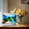 LED Aquarium Fish Tank Night Light Imitation Aquarium Underwater World USB Dynamic Table Lamp Home Decor Kids Christmas Gifts 5