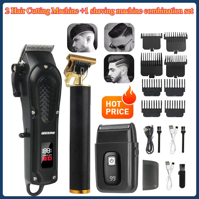 Tondeuse à cheveux électrique sans fil Vintage, rasoir Portable pour barbier, charge rapide USB, pour coiffure 2 Tondeuse à cheveux électrique sans fil Vintage, rasoir Portable pour barbier, charge rapide USB, pour coiffure 2