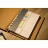 2 Pcs/set Elastic Transparent Seperator Base Plate For A5 Personal A7 Spiral Rings Notebook 6 hole Loose Leaf Diary Journal 5