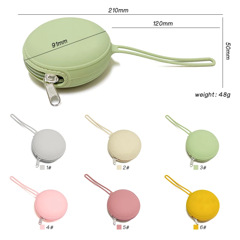 1pcs Baby Silicone New Nipple Bag Is Easy To Carry Silicone Baby Food-Grade Pendant DIY Accessories Toy Accessories Gift