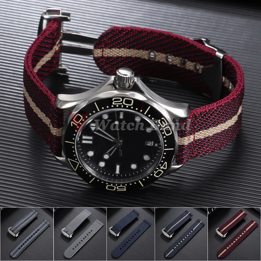 20mm Nylon Sports Watch Strap Soft Replacement Band