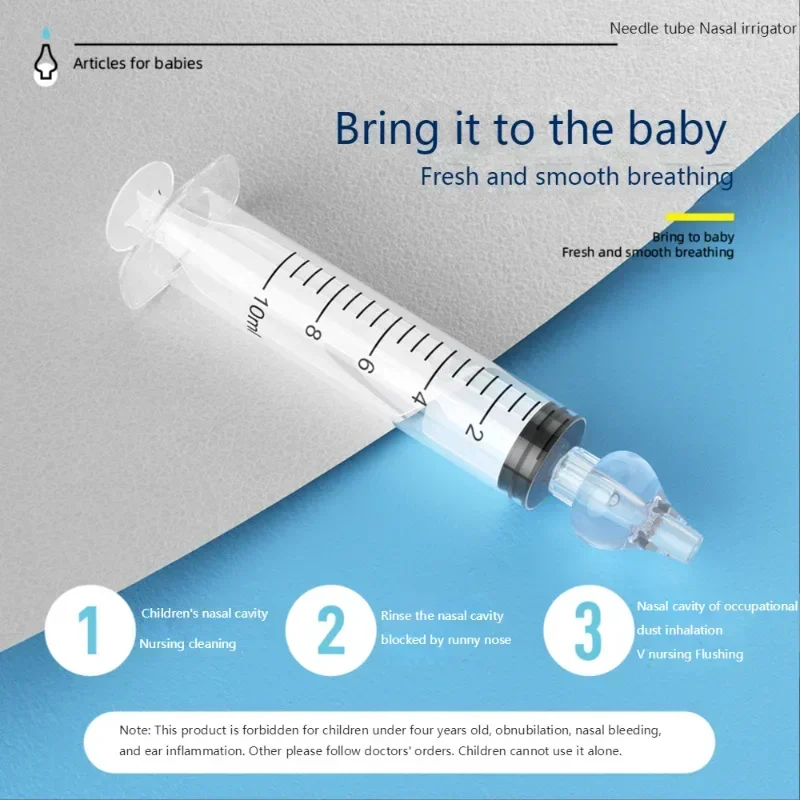 10/20ML Baby Nasal Washer Rhinitis Needle Cleaning Nasal Aspirator Children Syringe Kids Cleaning Health Care Multi-colors 5