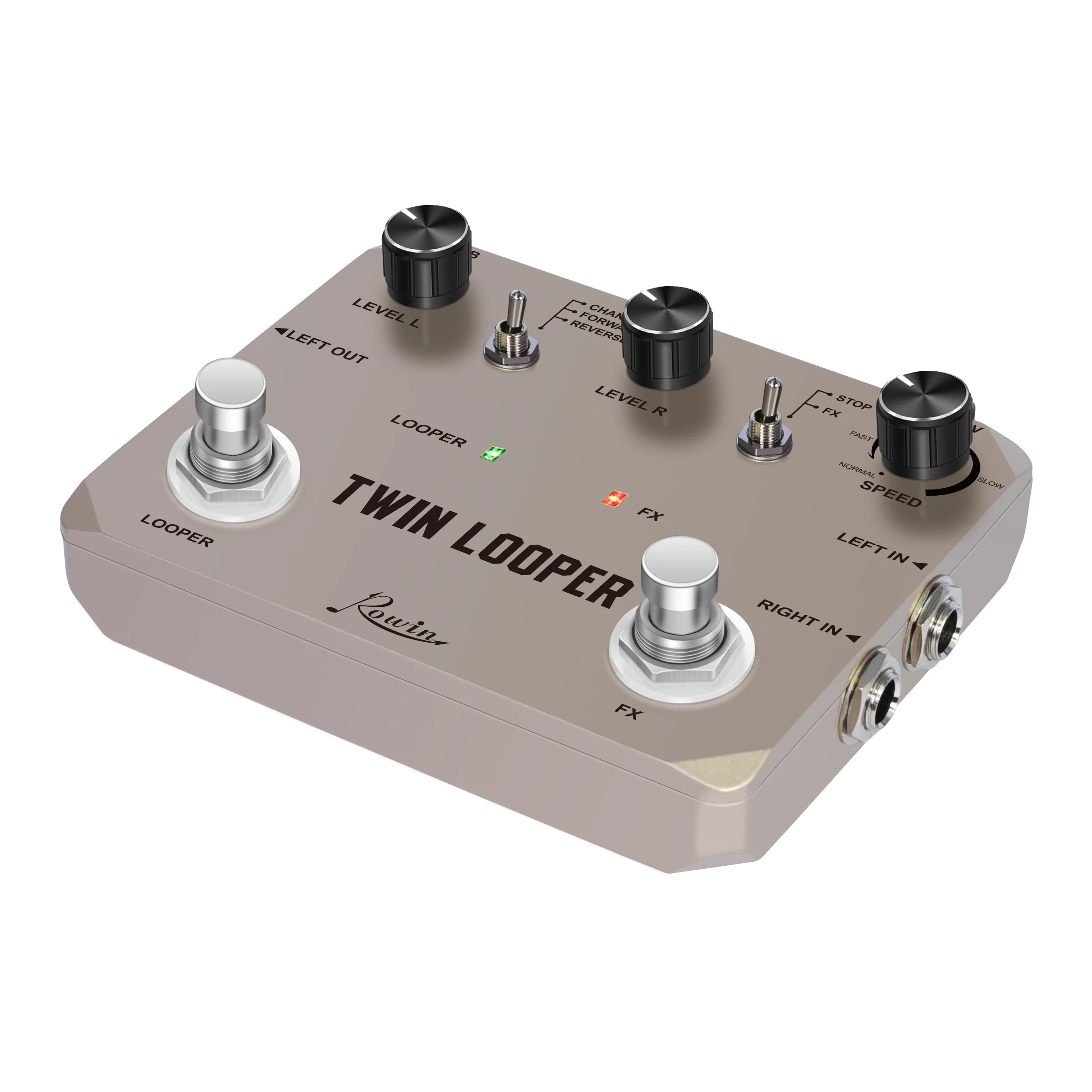 Rowin LTL-02 ツインルーパー エレキギター エフェクト ペダル