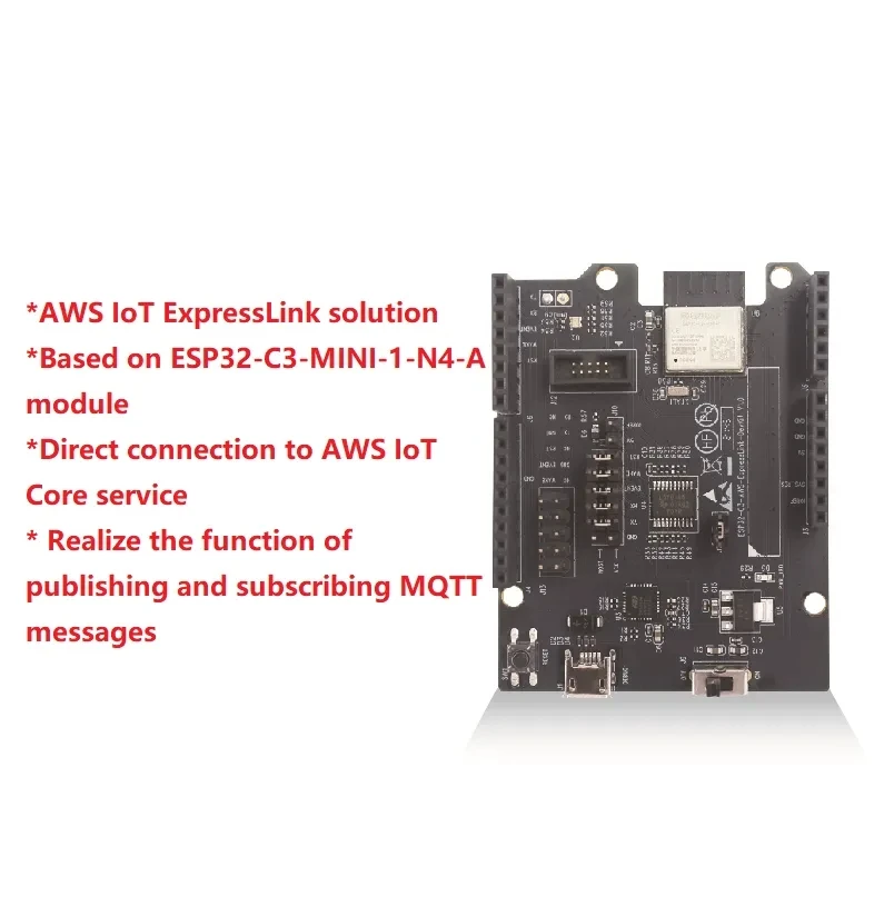 

ESP32-C3-AWS-ExpressLink-DevKit module development board, AWS IoT ExpressLink, equipped with ESP32-C3-MINI-1-N4-A module