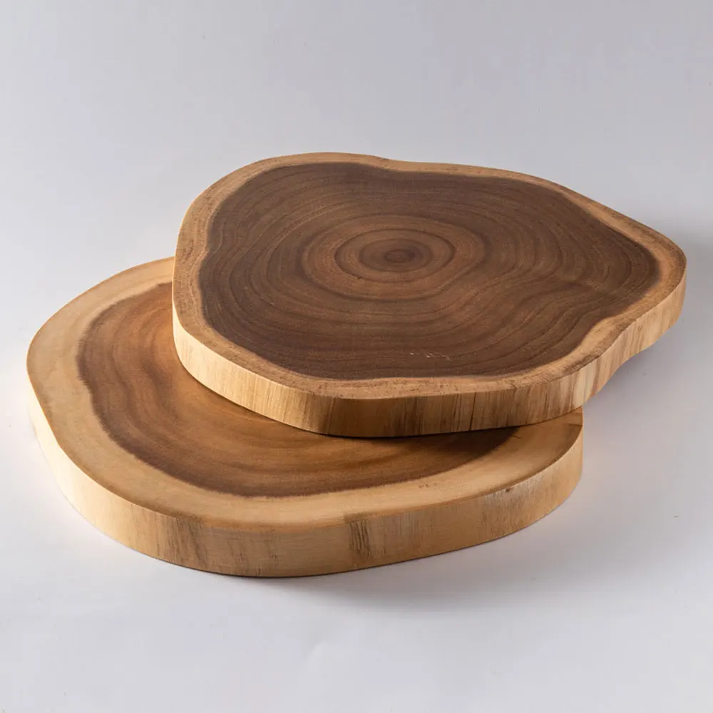 Wooden Cutting Board, Tree Stump Shape Chopping Board, Fruit And