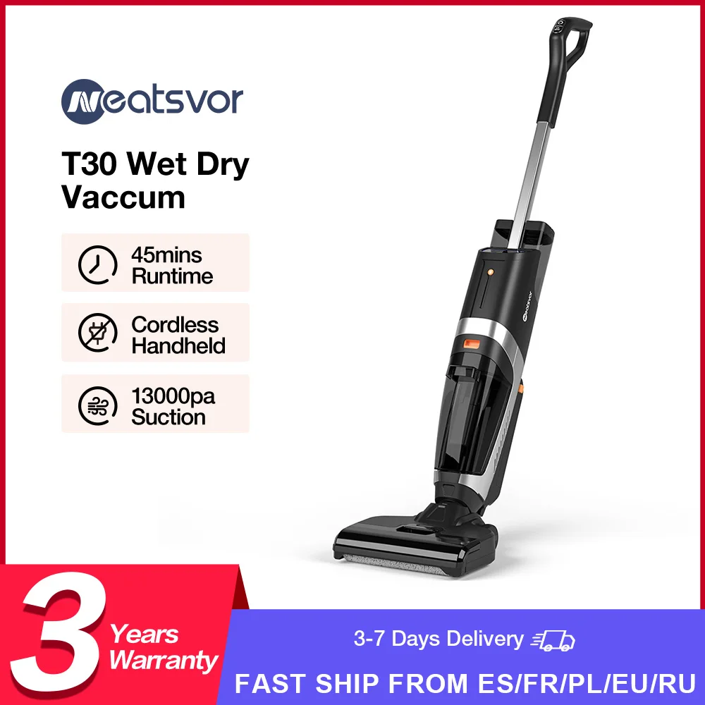 Neatsvor T30 Cordless Wet Dry Vacuum 