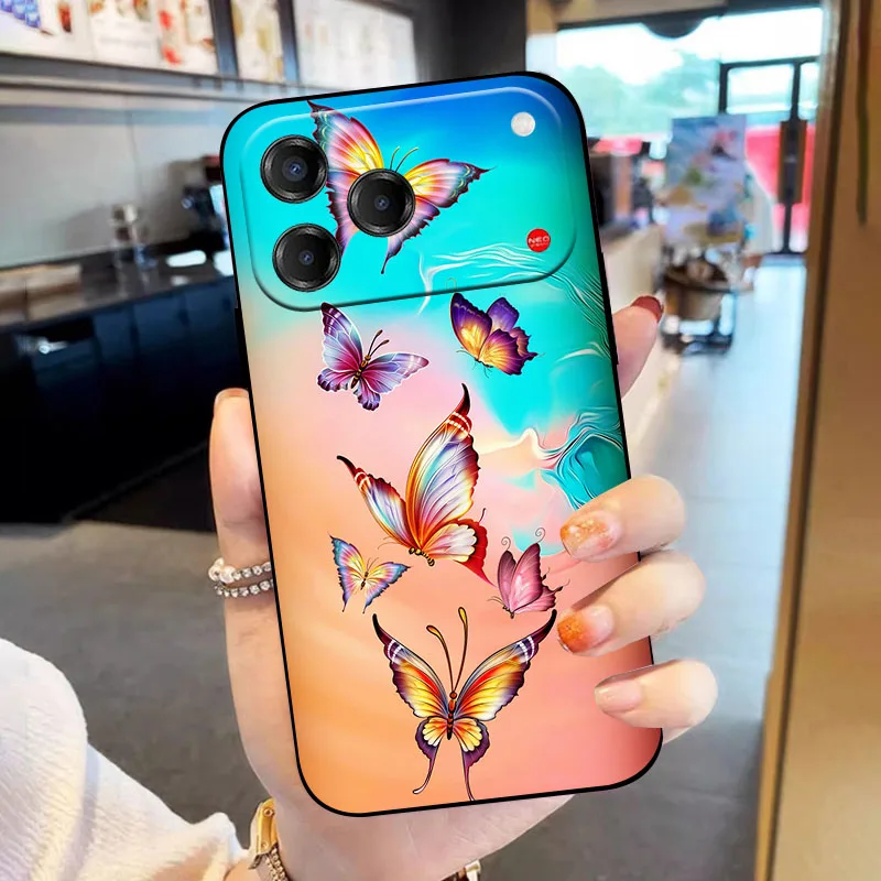 Stylish TPU Soft Silicone Protective Cover - Fashion Design Phone Case