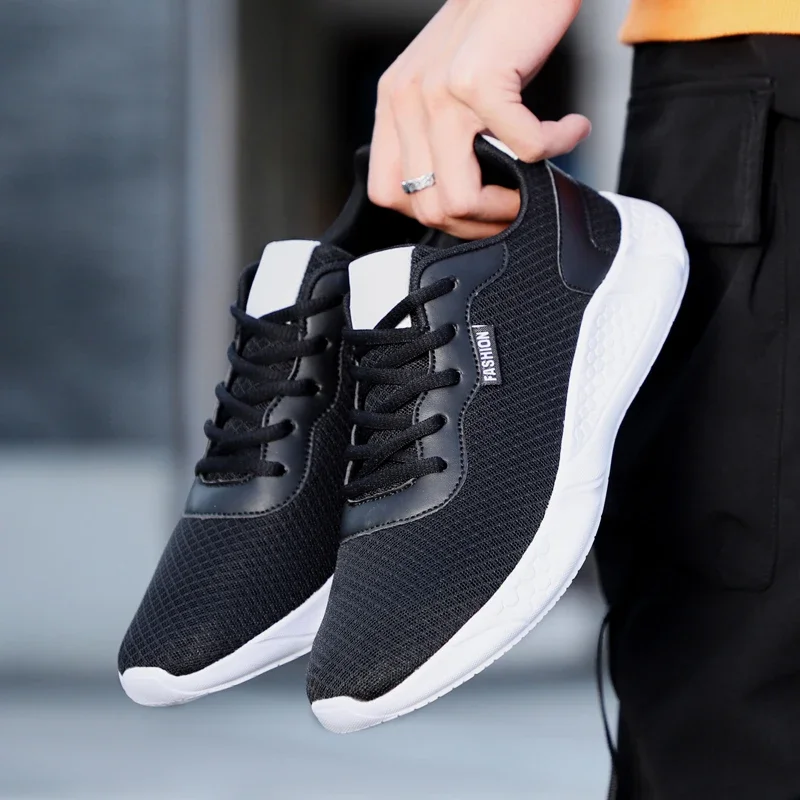 2024 Men Shoes Sneakers Trend Casual Shoe Breathable Leisure Male Sneakers Non-slip Footwear Men Vulcanized Shoes