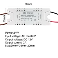 LED power supply DC 12V transformer switch driver 1A/2A/3A/5A adapter AC110V-220V 12W/24W/36W/60W for CCTV and LED strip ligh - Image 3