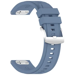 Durable 22mm Silicone Replacement Wristband - Soft and Versatile Strap for 22mm width strap (Topaz Blue)