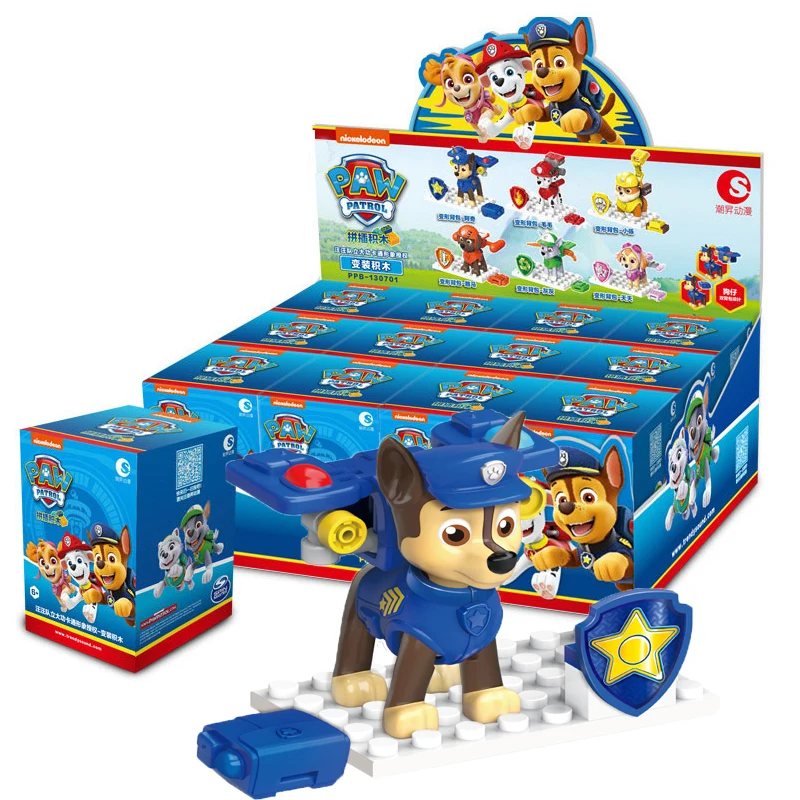Paw Patrol Dog Skye Marshall Macerie Chase Rocky Zuma Mystery Box Puppy Toy Cute Figure Da Collezione Action Surprise Kids Gift