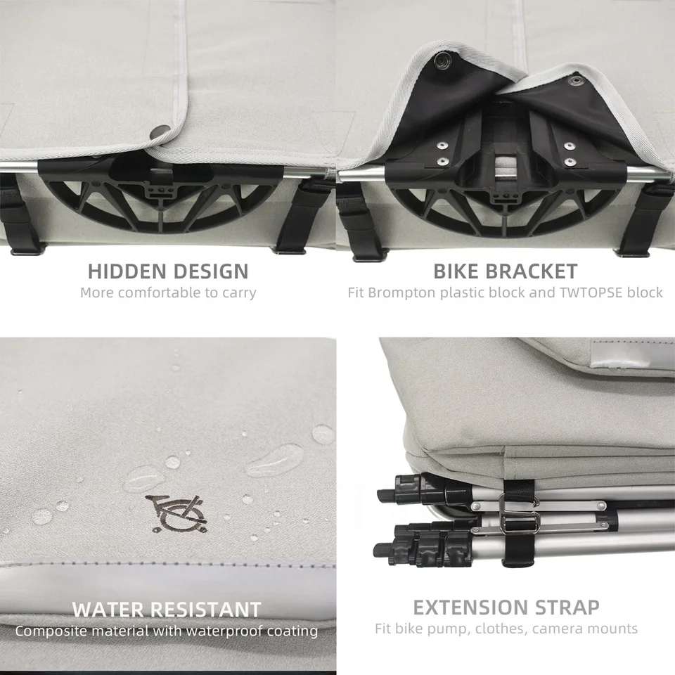 Sac Messager En Cuir OX – Pour Guidage De Vélo Pliant Brompton – Neuf