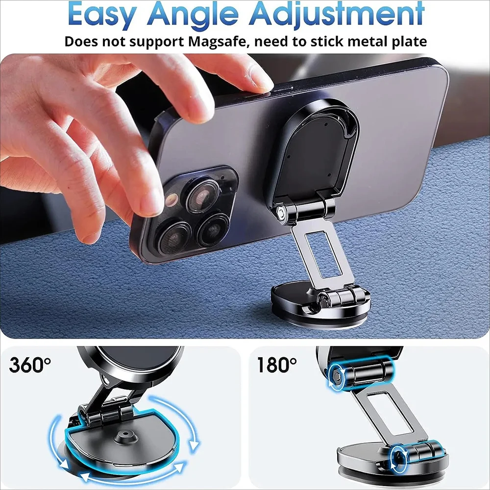Rotation Foldable Car Magnetic Phone Holder Universal Air Vent Mount GPS for iPhone Samsung in Car Cell Phone Holder Stand