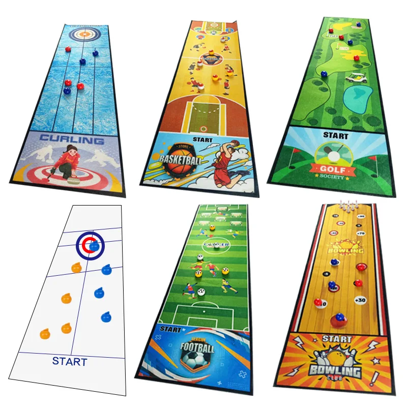Battle Curling Board Game toys Mini Football Golf Desktop interactive party sport games for kids birthday christmas present 5