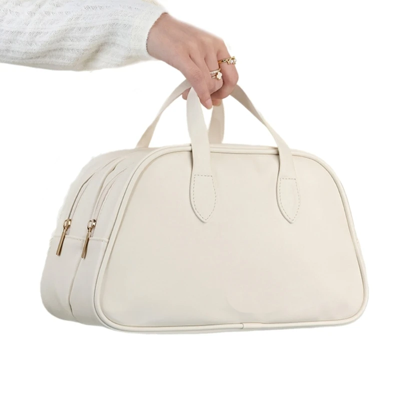 Versatile Women Toiletry Bag PU Material Storage for Girls