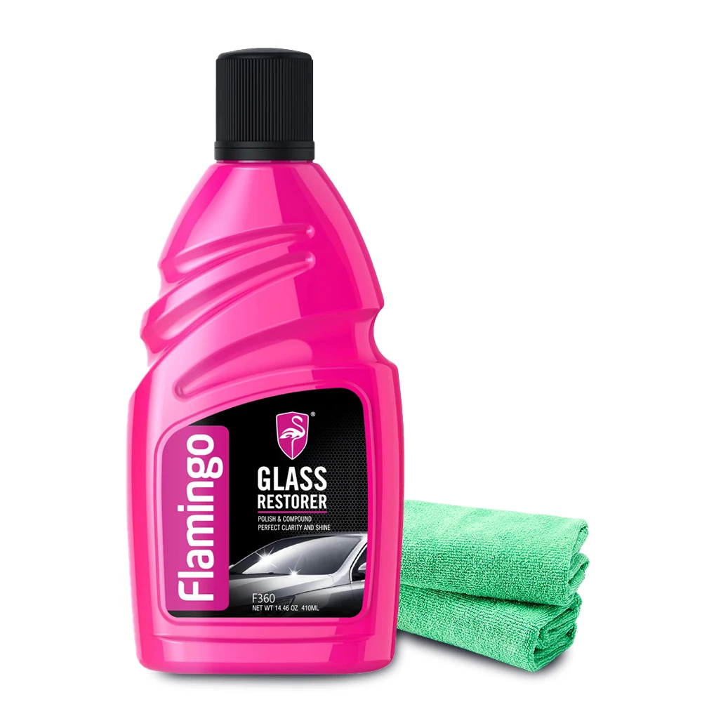 Flamingo F360 410ml Glass Restorer Glass Polish and Clean Water