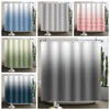 Solid Color Ombre Shower Curtain for Bathroom Gradient Textured Modern Abstract Elegant Chic Waterproof Shower Curtain With Hook 1