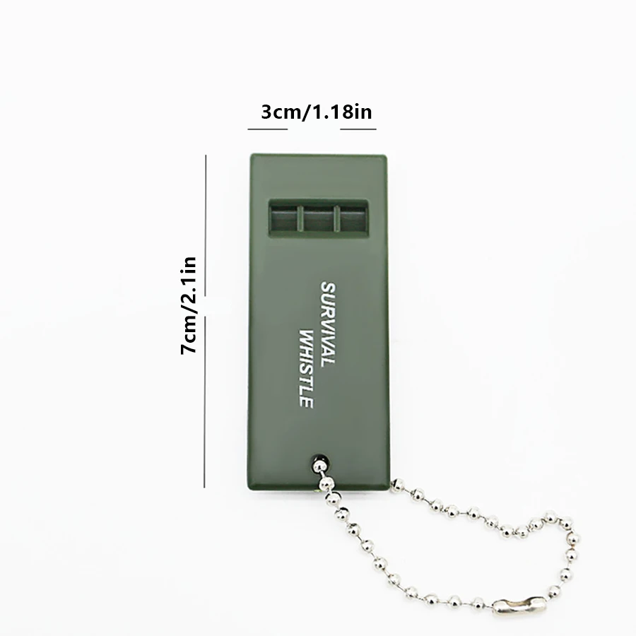 Survival Whistle Frequency Whistle High Decibel Portable Keychain Camping Hiking Emergency Survival Outdoor Tools