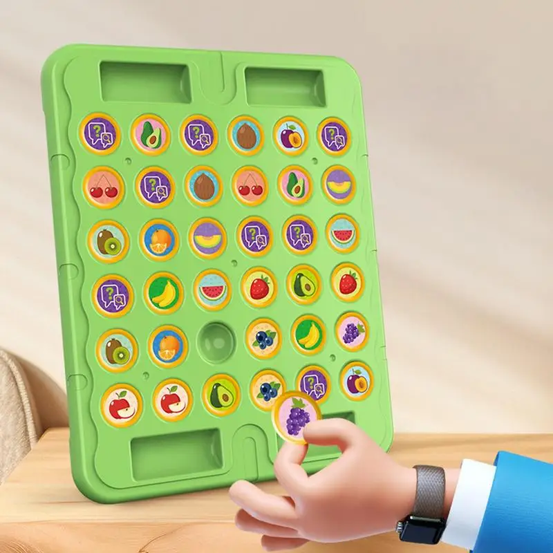 Game Board Travel Fruit Flipping Chess Classic Strategy Game Fruit Flipping Card Board Educational Family