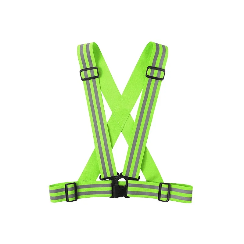 New Comfortable Breathable Widening Bicycle Reflective Adjustable Elastic Band Night Running Reflective Tank Top