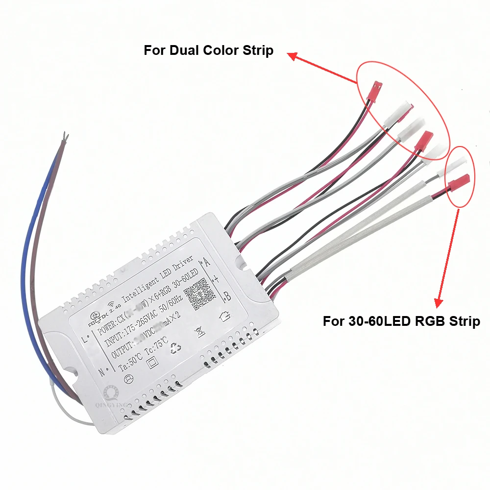 30-60led controle remoto fonte de alimentação escurecimento