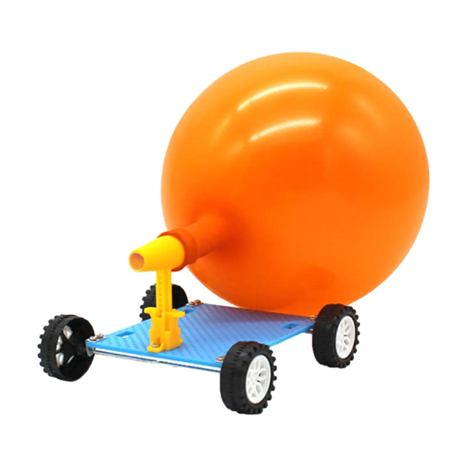 

DIY Balloon Car Racer Educational Toy Easy to Assemble Assembly 3D Puzzles Balloon Powered Car Scientific for Kids Boy Girls