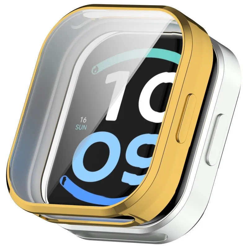 Enhanced TPU Protective Case and Screen Protector for Smart Watches, Strap Bumper Cover Shell