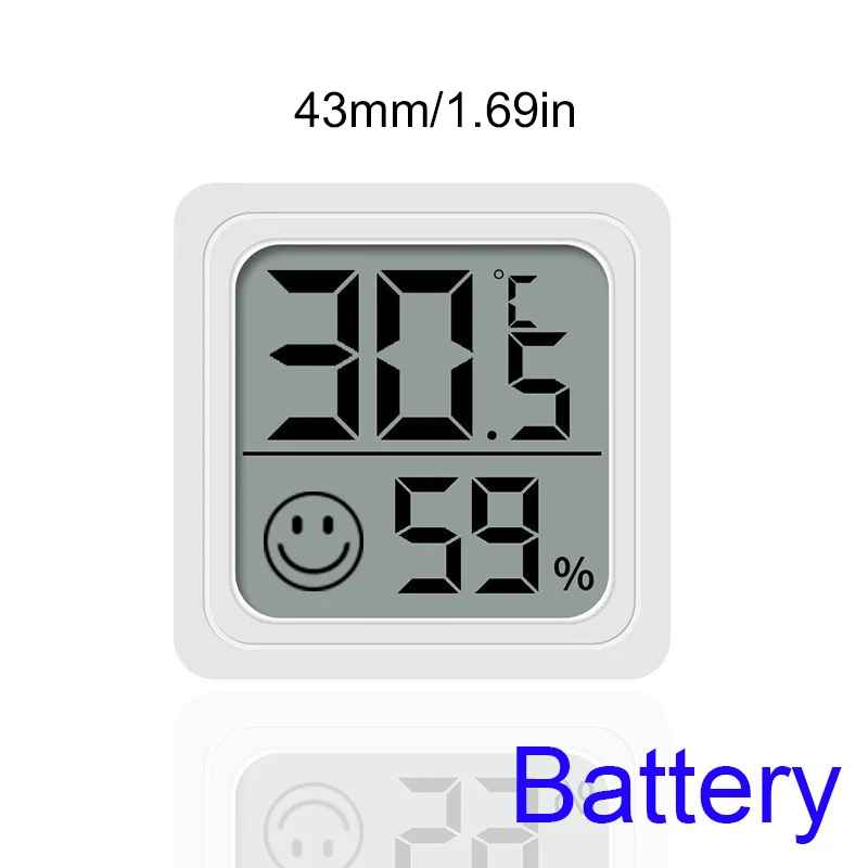 Temperature and Humidity Meter Mini Portable Digital Electronic Temperature Detection Meter for Bedroom thermometer hygrometer temperature and humidity meter hygrometer thermometer