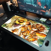 Animation Knights Of The Zodiac Rubber XXL PC Gaming Mouse Pad Gamer Desk Mats Keyboard Pad Mause Pad Muismat Desktop Mat 1