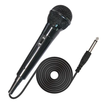Carrello per microfono dinamico cablato Microfono cablato multiuso Karaoke per conferenze Karaoke KTV Performance di canto