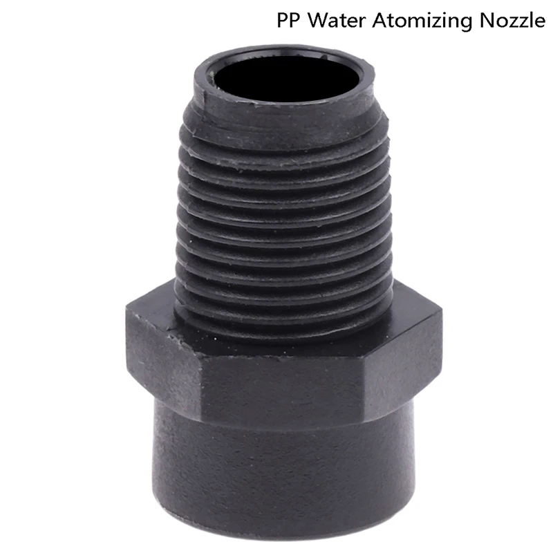 

1/8" Anti-drip PP Water Atomizing Nozzle, Plastic Cooling Mist Nozzle, Low Pressure Drip-proof Atomizing Nozzle