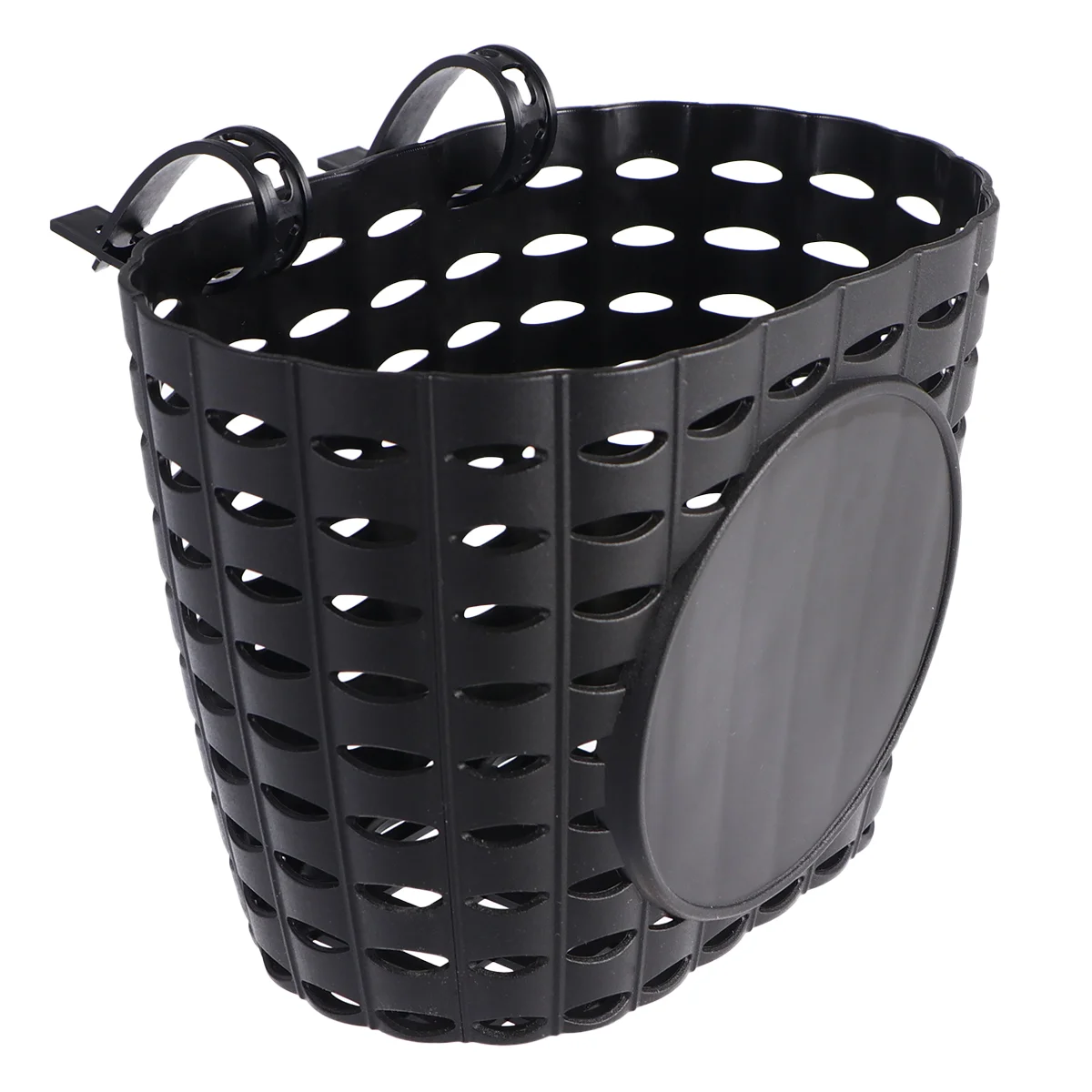 

Children Bike Basket Front Handlebar Basket Detachable Removable Easy Install Quick Released Basket for Kids Bike Black Size