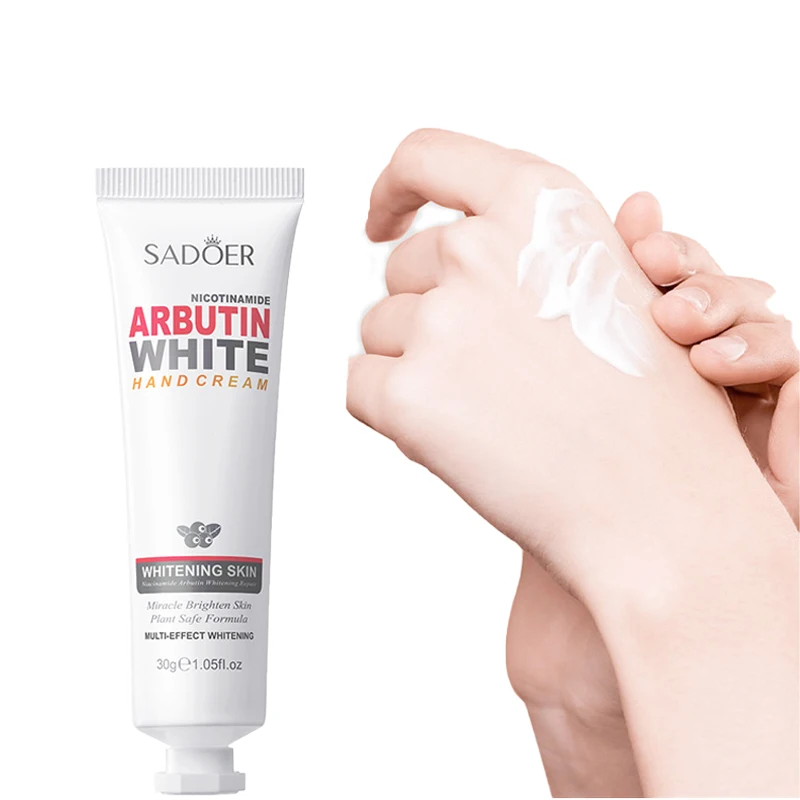 Moisturzing Nicotinamide Arbutin Hand Cream Dry Skin Care Cuticle Oil Whitening Cream Non-Greasy Anti-Aging Natural Hand Cream