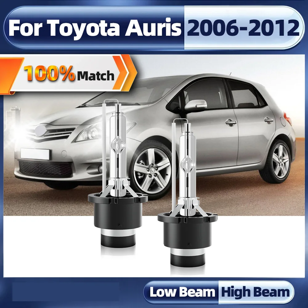 2PCS D4S 35W Xenon Car Headlight Bulbs 6000K Car Light 12V Auto