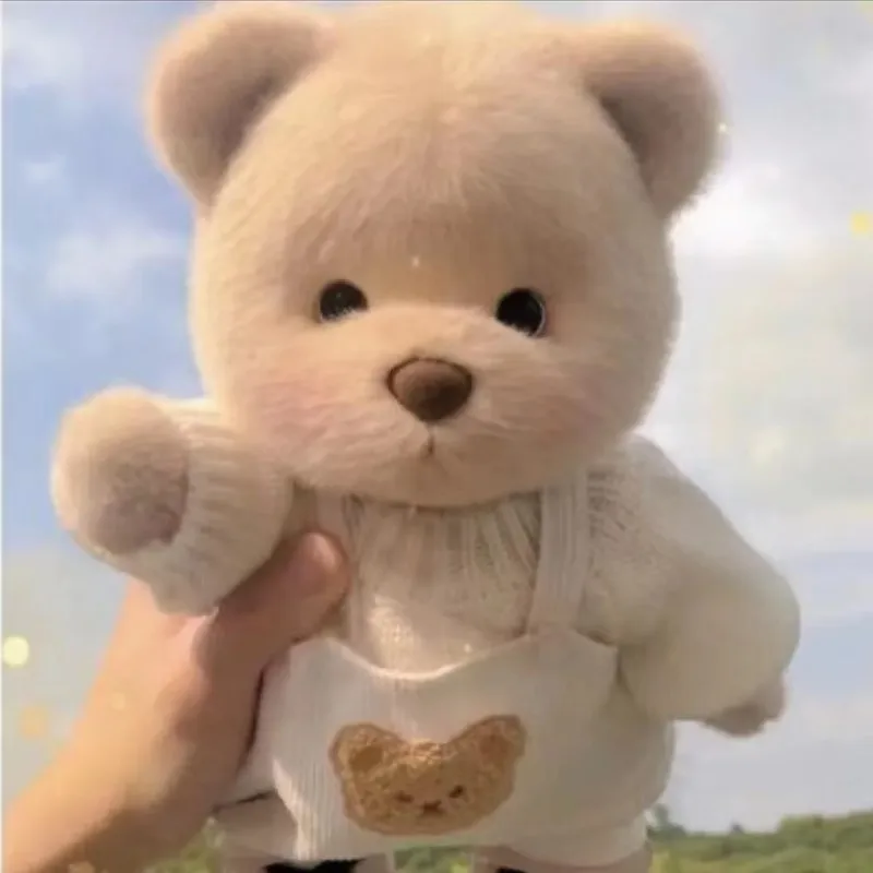 Nový 30CM ruční teddy medvěd vysoký kvalita super měkké legrační medvěd transformace být schopen nést oblečení kreativní kůzle panenka narozeniny dárky