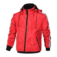 DIMUSI Men's Bomber Jacket Mens Outwear Reversible Windbreaker Warm Hooded Jackets Fashion Slim Fit Business Coats Mens Clothing 3