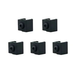 High - Performance Bimetallic Hotend Update Kit with Heating Block for 3D Printers (5pcs Silicone Sock)