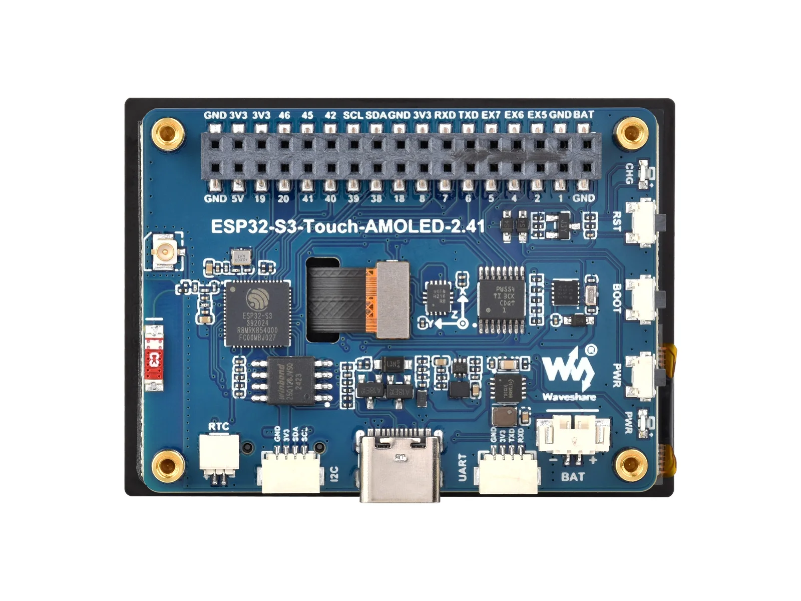 Waveshare ESP32-S3 Con Display AMOLED 1.8" - Scheda Di Sviluppo Con Sensori - Foto 3