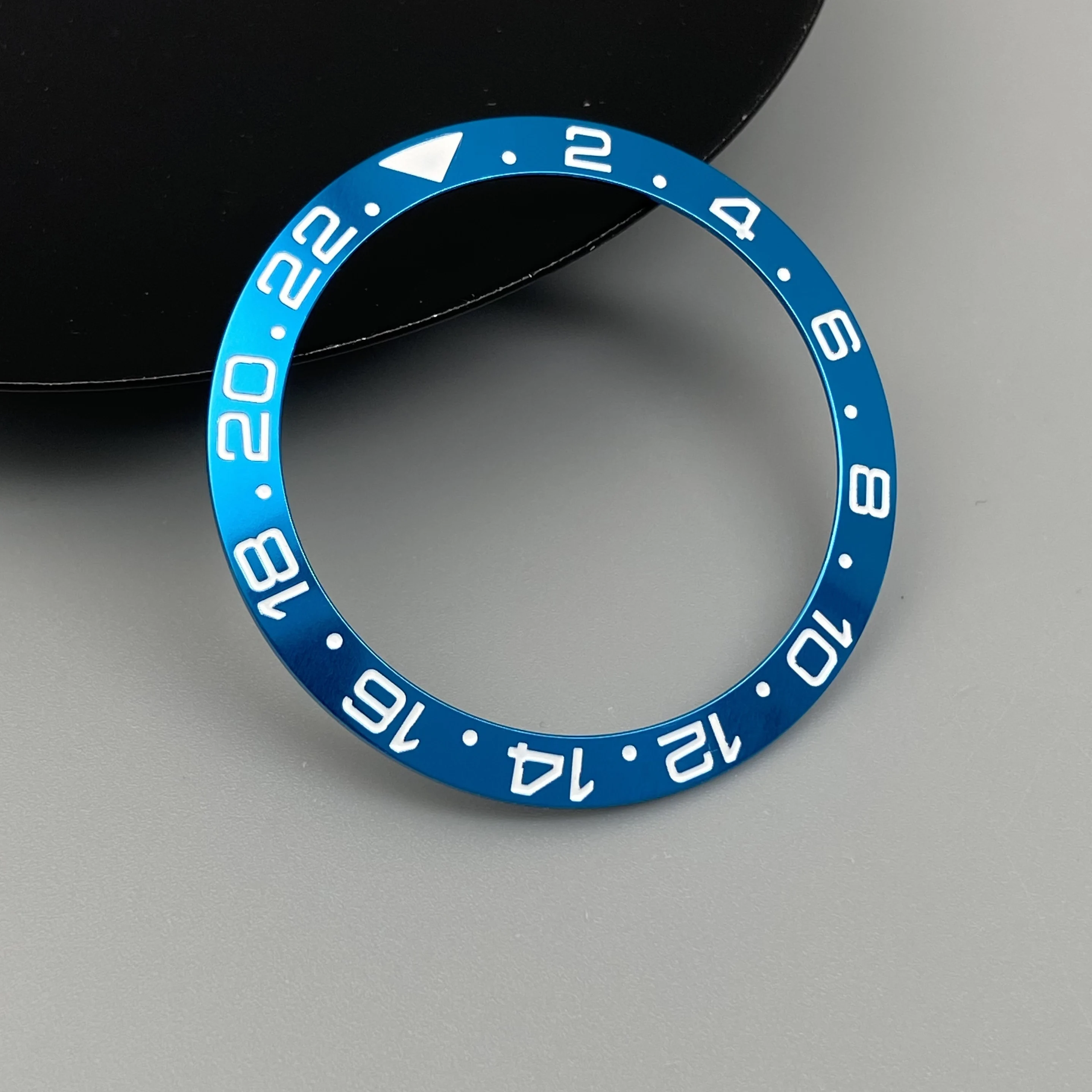 Ceramic & Aluminum Bezel GMT Diving Watch Insert for 40mm Watch Case Replacement