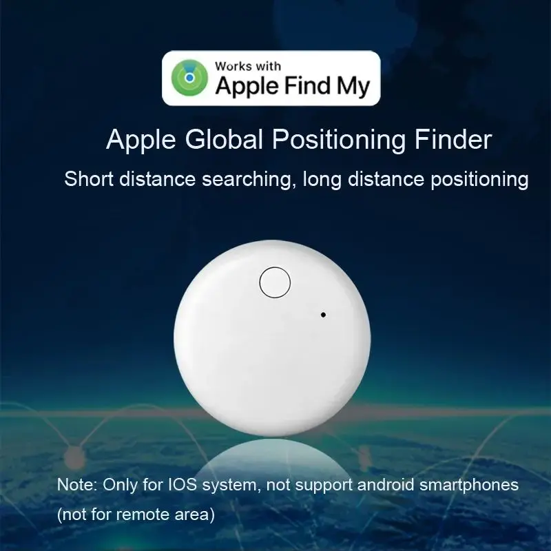 Keychain Pet Tracker for iphone ipad Apple Find My Network Certification Cat Dog Elderly 8-9 Months Standby IPX7 Waterproof GPS